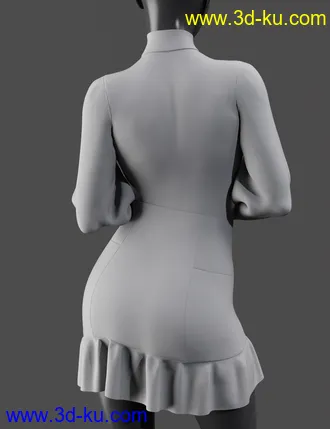 3D打印模型dforce Sasshire Outfit for Genesis 8 Female的图片