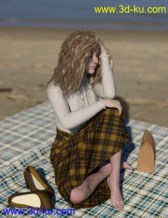 3D打印模型dForce Schoolmarm Outfit for Genesis 8 Female (s)的图片