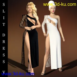 3D打印模型dForce Slit Dress V G8F的图片