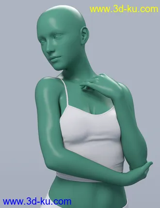 3D打印模型dForce Soft Breast for Genesis 8 Females的图片