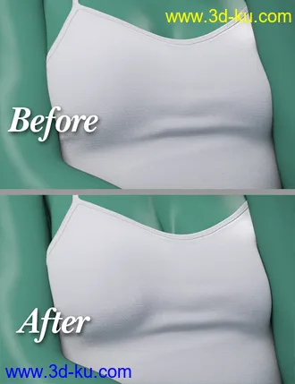 3D打印模型dForce Soft Breast for Genesis 8 Females的图片