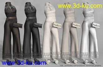dForce Sophia Outfit for Genesis 8 Female(s)模型的图片12