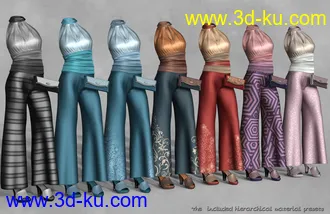 dForce Sophia Outfit for Genesis 8 Female(s)模型的图片13
