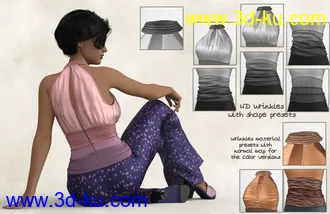 3D打印模型dForce Sophia Outfit for Genesis 8 Female(s)的图片