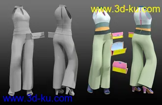 dForce Sophia Outfit for Genesis 8 Female(s)模型的图片21