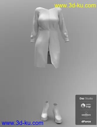3D打印模型dForce Spring Breeze Outfit for Genesis 8 Female(s)的图片