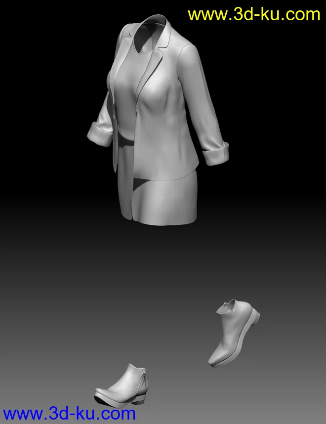 dForce Spring Jacket Outfit for Genesis 8 Female(s)模型的图片5