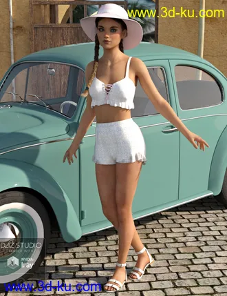 3D打印模型dForce Summer Sass for Genesis 8 Female(s)的图片