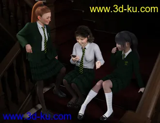 3D打印模型dForce Time For School for Genesis 8 Females的图片