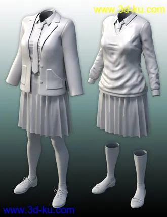3D打印模型dForce Time For School for Genesis 8 Females的图片