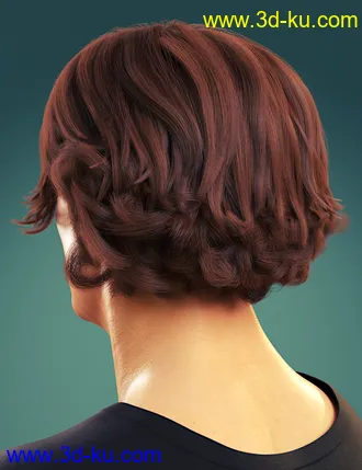 3D打印模型dforce Timothee Hair for Genesis 8 and 8.1 Males and Torment 8.1的图片