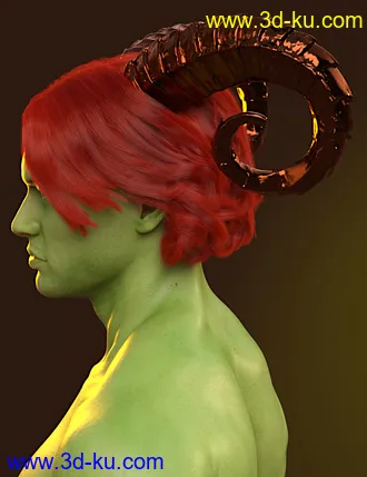3D打印模型dforce Timothee Hair for Genesis 8 and 8.1 Males and Torment 8.1的图片