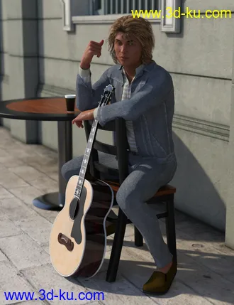 3D打印模型dForce Urban Streetwear for Genesis 8 Male(s)的图片