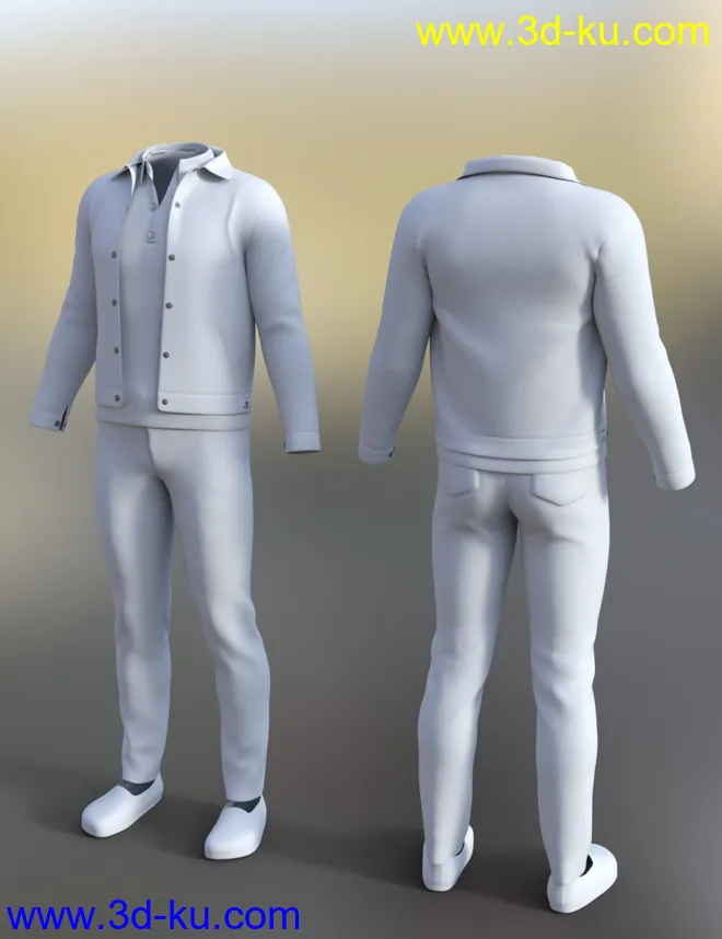 dForce Urban Streetwear for Genesis 8 Male(s)模型的图片4
