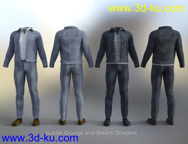 dForce Urban Streetwear for Genesis 8 Male(s)模型的图片6