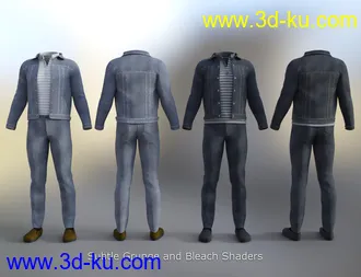 3D打印模型dForce Urban Streetwear for Genesis 8 Male(s)的图片