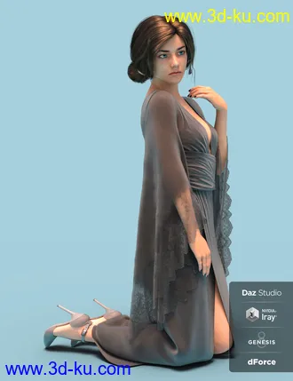 3D打印模型dForce Vanzzak Outfit for Genesis 8 Female(s)的图片