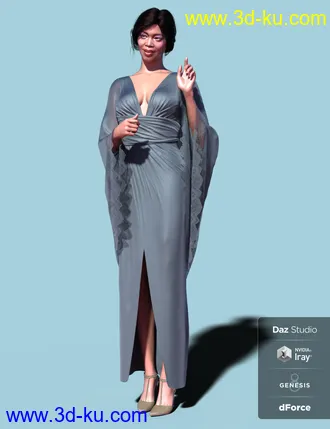 3D打印模型dForce Vanzzak Outfit for Genesis 8 Female(s)的图片