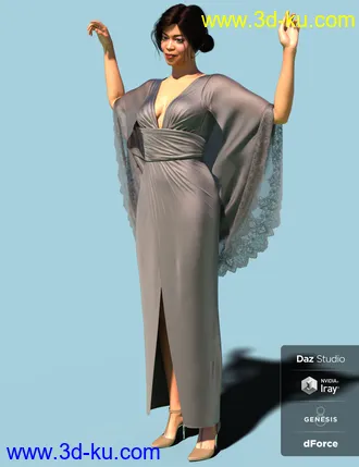 3D打印模型dForce Vanzzak Outfit for Genesis 8 Female(s)的图片