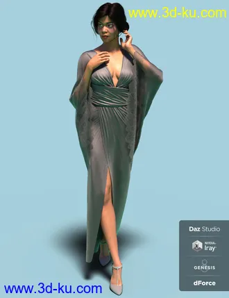 dForce Vanzzak Outfit for Genesis 8 Female(s)模型的图片18