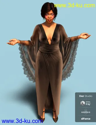 3D打印模型dForce Vanzzak Outfit for Genesis 8 Female(s)的图片