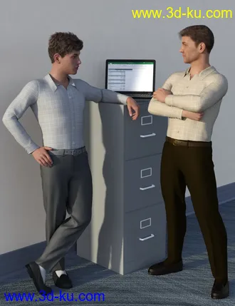 3D打印模型dForce Well Dressed for Genesis 8 Male(s)的图片