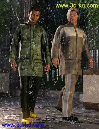 3D打印模型dForce Wet Weather Gear - Steward的图片