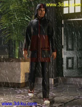 3D打印模型dForce Wet Weather Gear - Steward的图片