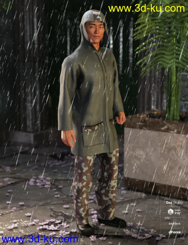 dForce Wet Weather Gear - Steward模型的图片3