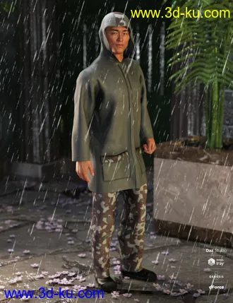 3D打印模型dForce Wet Weather Gear - Steward的图片