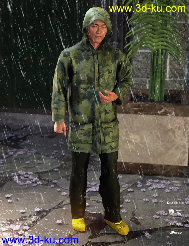 dForce Wet Weather Gear - Steward模型的图片5
