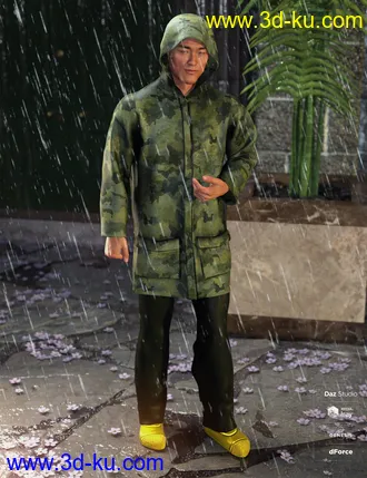 3D打印模型dForce Wet Weather Gear - Steward的图片