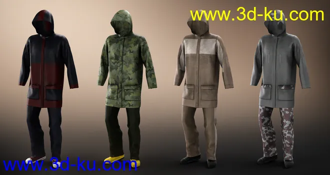 dForce Wet Weather Gear - Steward模型的图片6