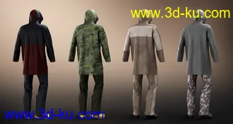 3D打印模型dForce Wet Weather Gear - Steward的图片