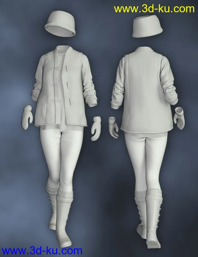 dForce Winter Frolic for Genesis 8 Female(s)模型的图片7