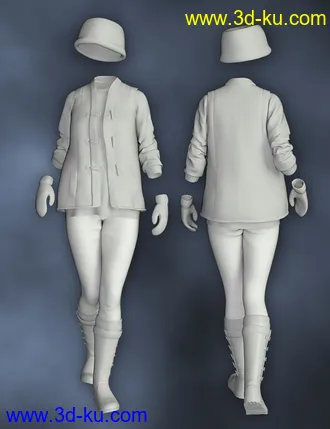 3D打印模型dForce Winter Frolic for Genesis 8 Female(s)的图片