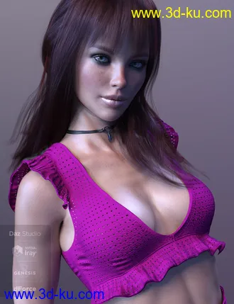 3D打印模型dForce X-Fashion Boho Chic Outfit 02 for Genesis 8 Female(s)的图片