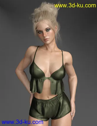 3D打印模型dForce X-Fashion Sweet Intimate Set for Genesis 8 Female(s)的图片