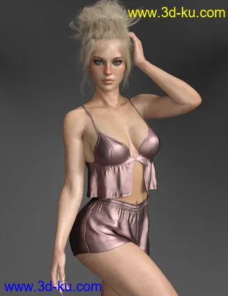 3D打印模型dForce X-Fashion Sweet Intimate Set for Genesis 8 Female(s)的图片