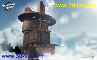 3D打印模型DieselPunk - Gas Station for DS的图片