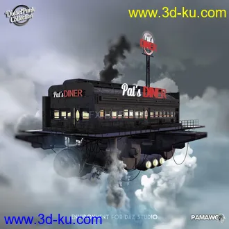 3D打印模型DieselPunk - Pats Diner for DS的图片