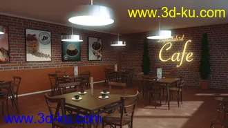 3D打印模型Digitallab3d Coffee Shop的图片