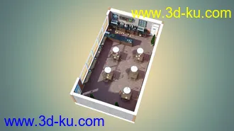 3D打印模型Digitallab3d Coffee Shop的图片