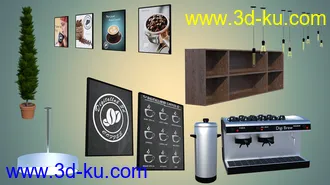 3D打印模型Digitallab3d Coffee Shop的图片