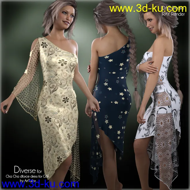 Diverse for Cha Cha dforce dress模型的图片1