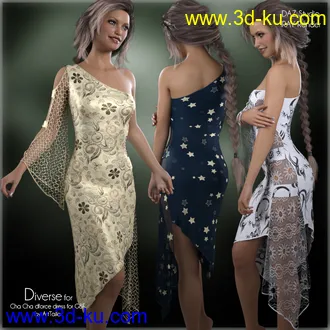 3D打印模型Diverse for Cha Cha dforce dress的图片