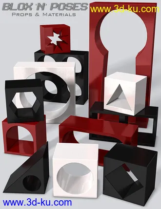 3D打印模型DM's Blox 'n Poses的图片