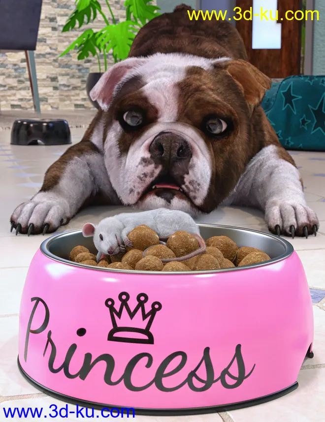 Dog Bowl Props模型的图片1
