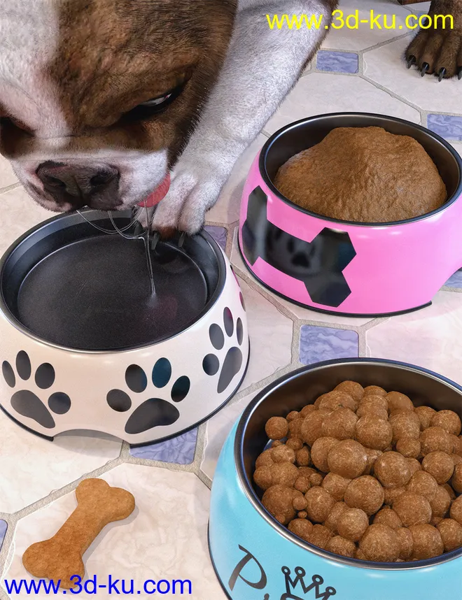 Dog Bowl Props模型的图片4