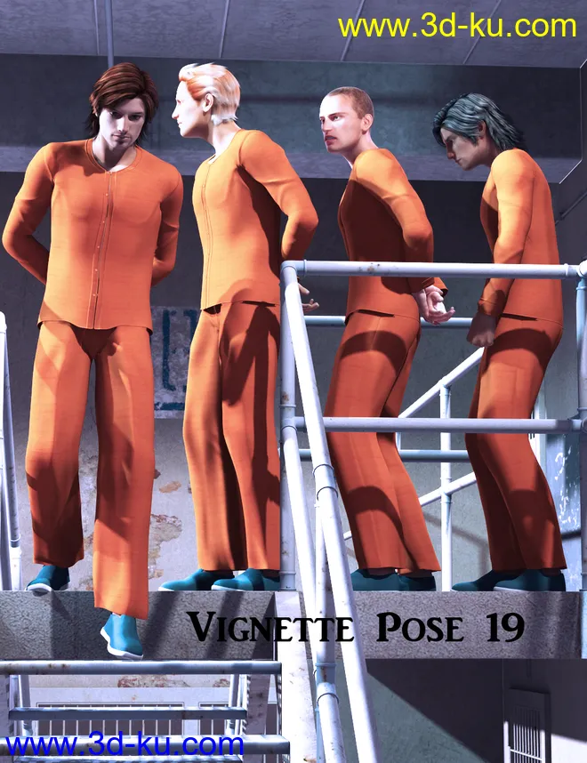 Doing Time Poses for Genesis 2 Male(s)模型的图片6
